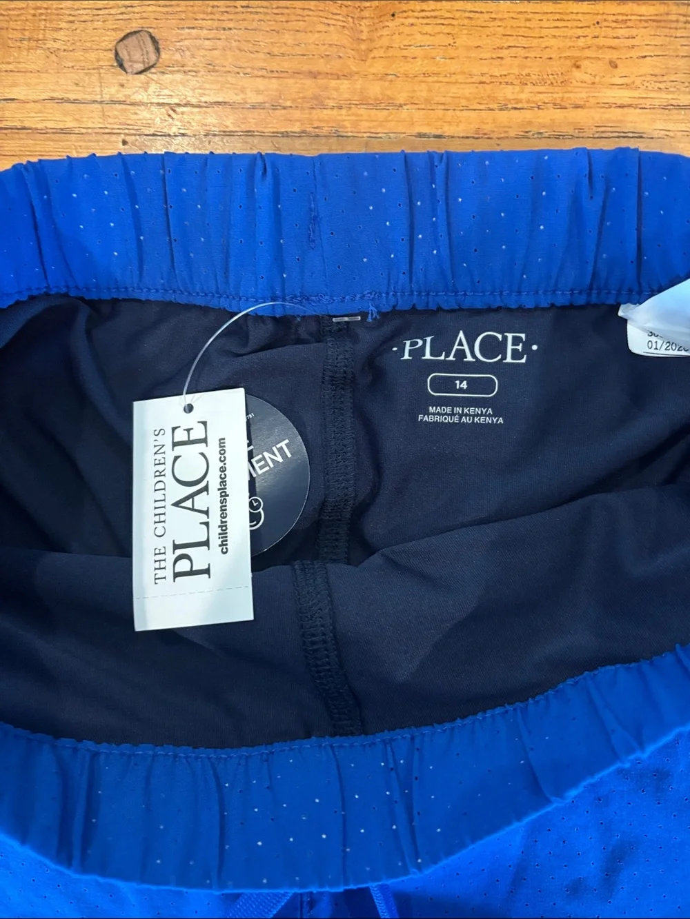 The Children's Place Quick-Dry Royal Blue Kids' Athletic Shorts
